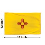 12"x18" New Mexico Nylon Outdoor Flag